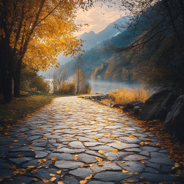 ingadiz create a high resolution photo stone path autumn warm l 453387f7 ecaa 4b25 aa9f 500521bccb01